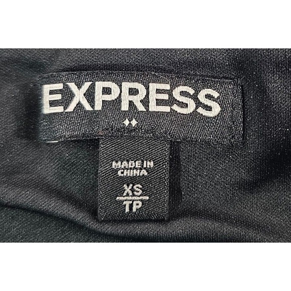 Express Sequin Aztec Printed Mini Skirt Black White WOMENS SIZE XS - Picture 3 of 9